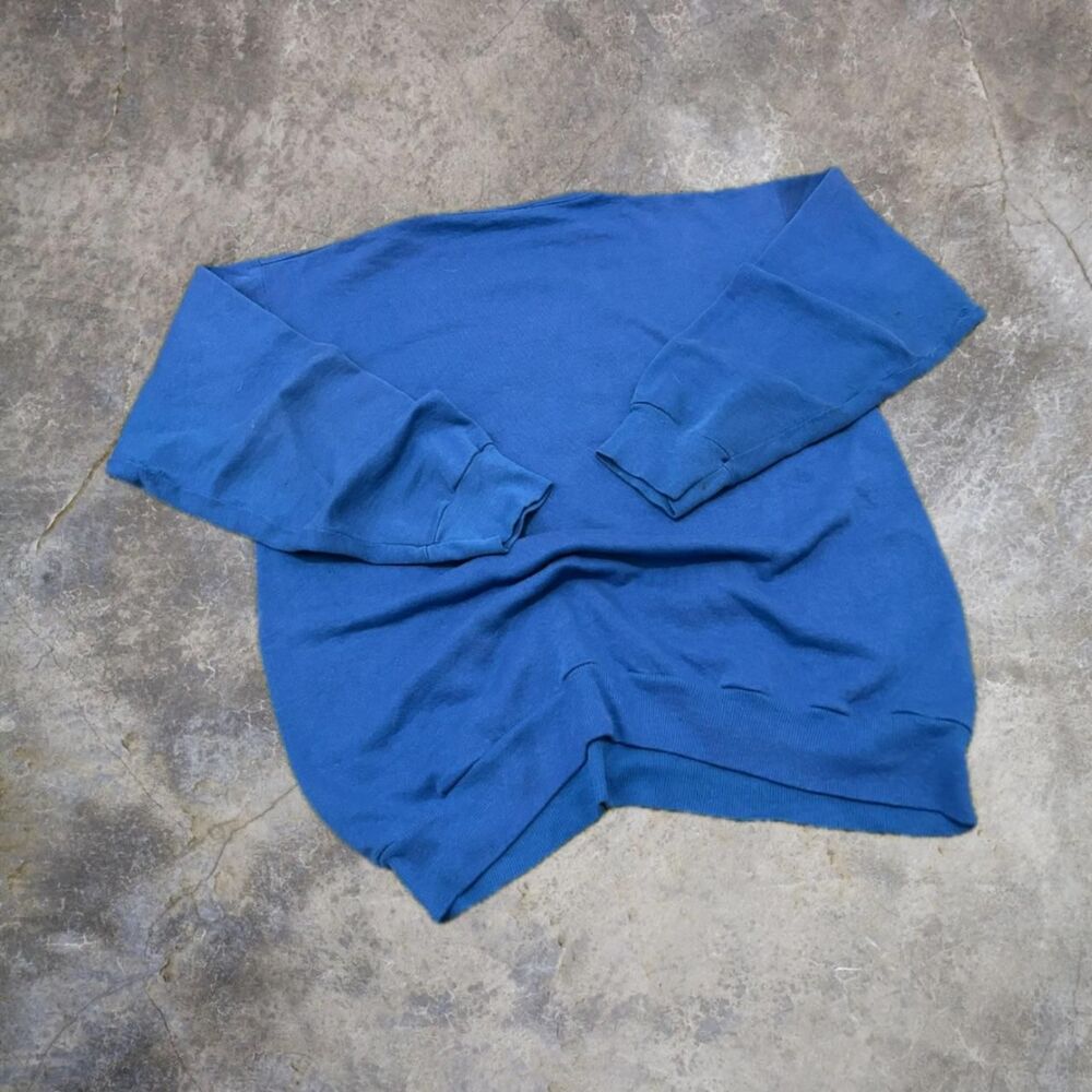 Tultex Men's Blue Sweatshirt - Picture 2 of 6